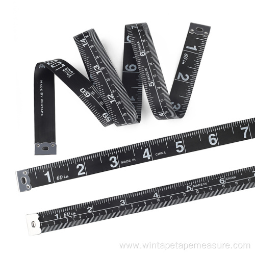 Black Customized Brand Printable Sewing Tape Measure